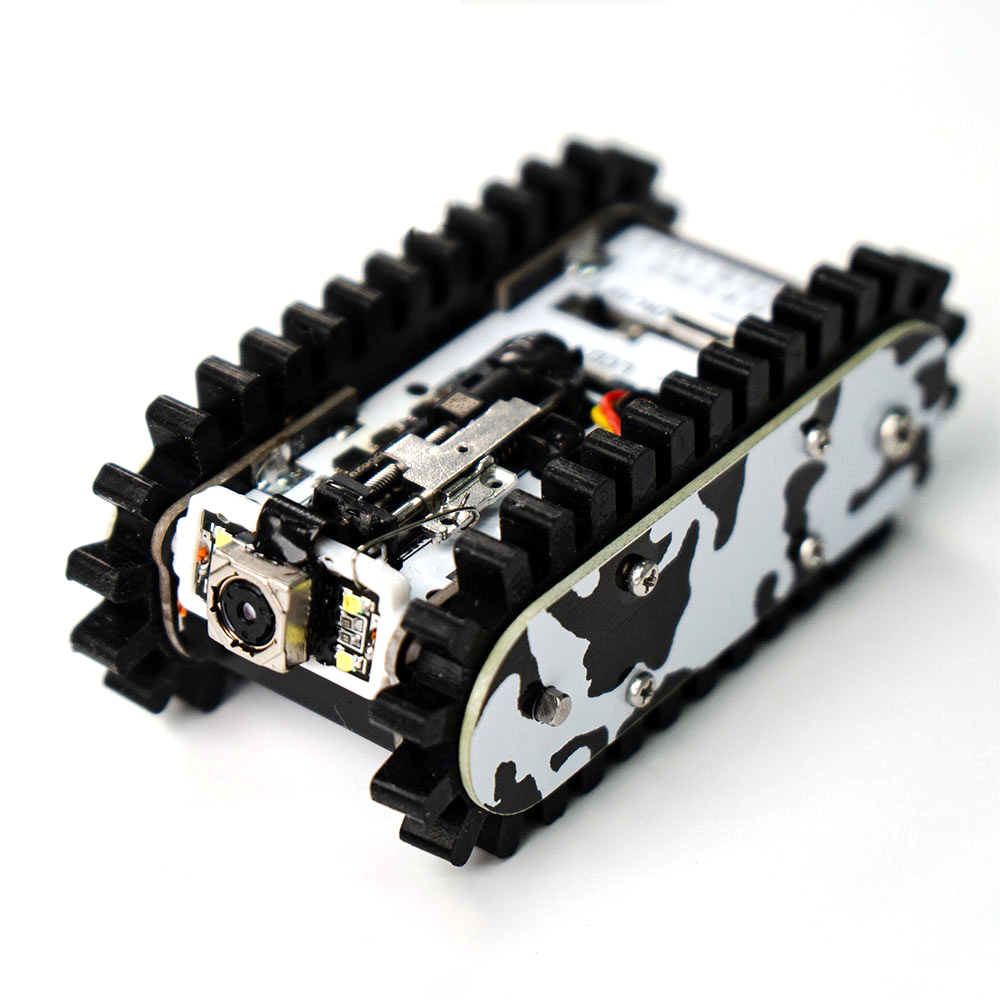 Omni Wheel - Tanque de Metal RC con cámara