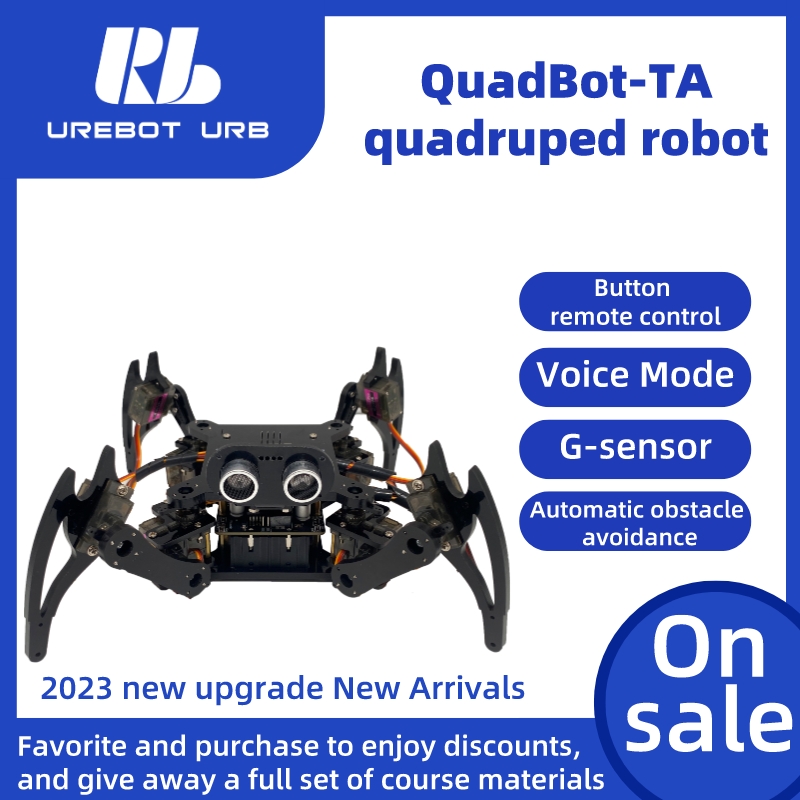 Arduino Robot - STEAM-Kit de Robot araña cuadruple, juguete