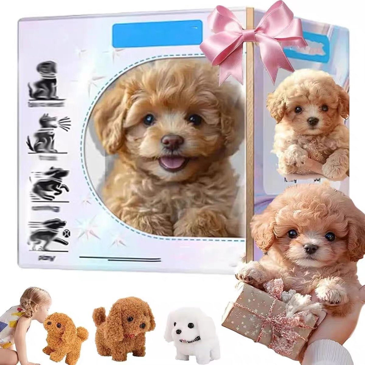 Line Follower Robot - Nuevo Perrito Robot de Peluche Interactivo