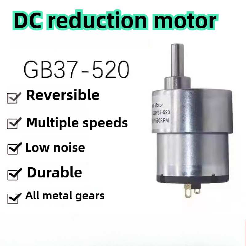 Dc Motor - Motorreductor de CC de 12V/24V, 7RPM