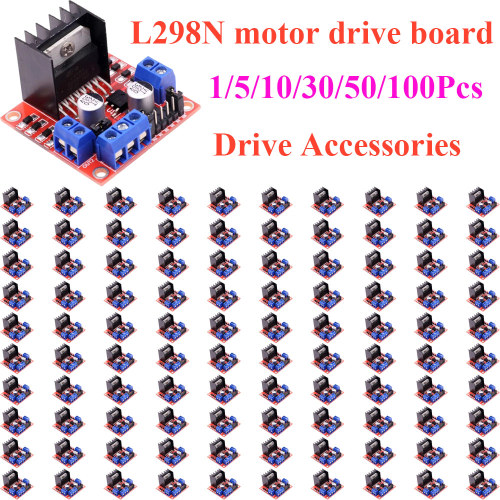 Motor Driver L298N - 1~100 Piezas L298N Módulo de Placa