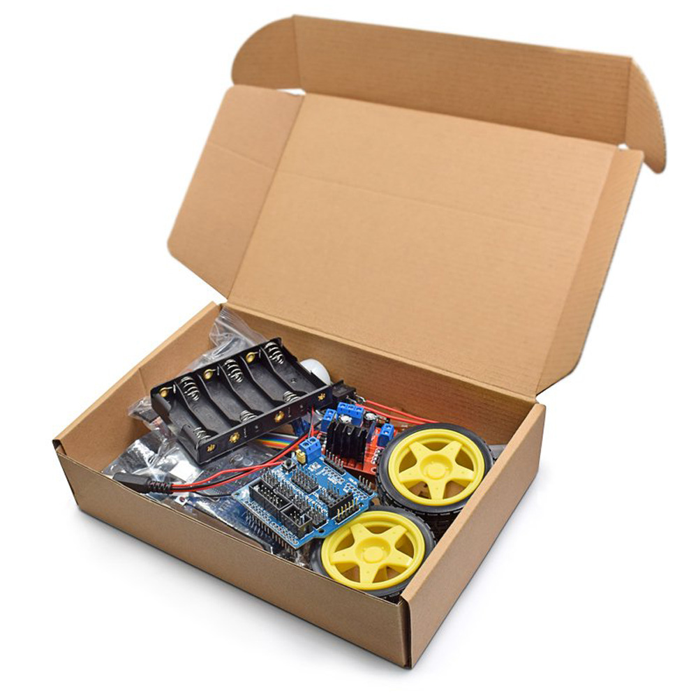 Line Follower Robot - Kit de Chasis de Coche Robótico