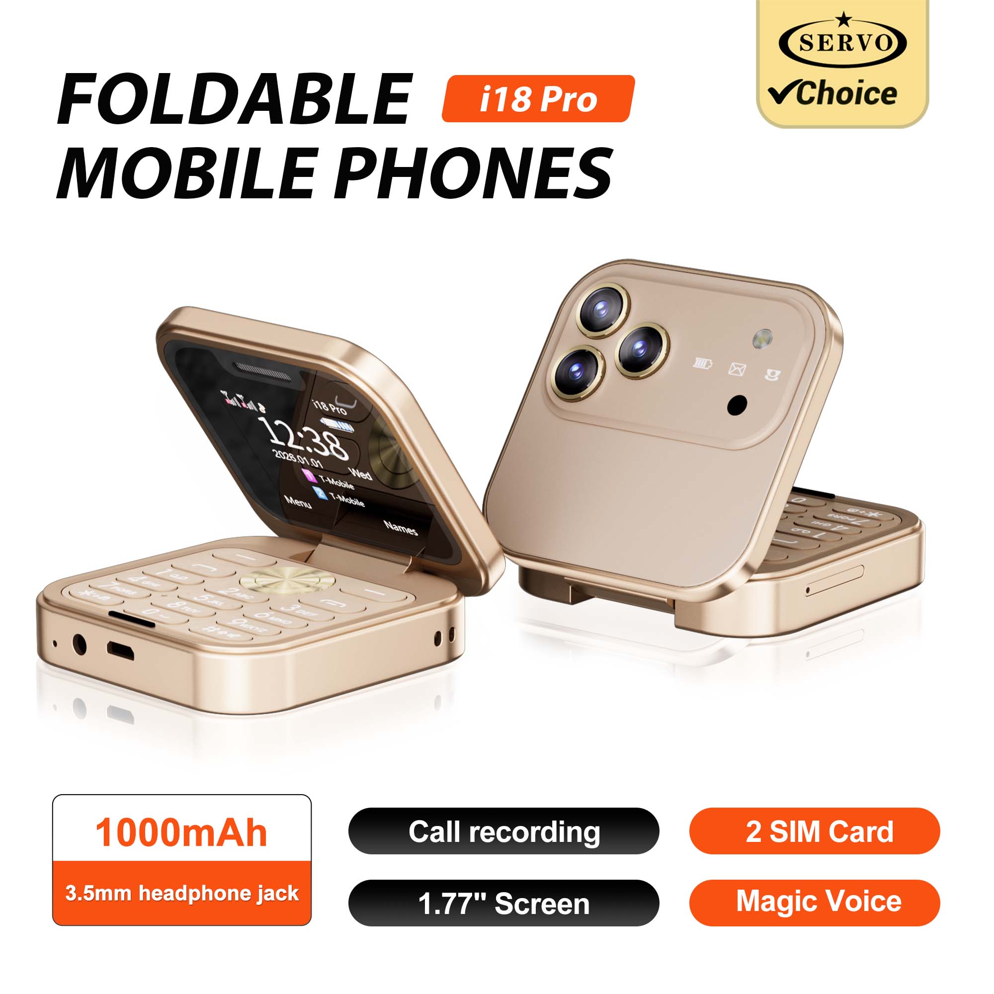 Servo Pan Tilt - SERVO I18PRO Mini Teléfono con Función