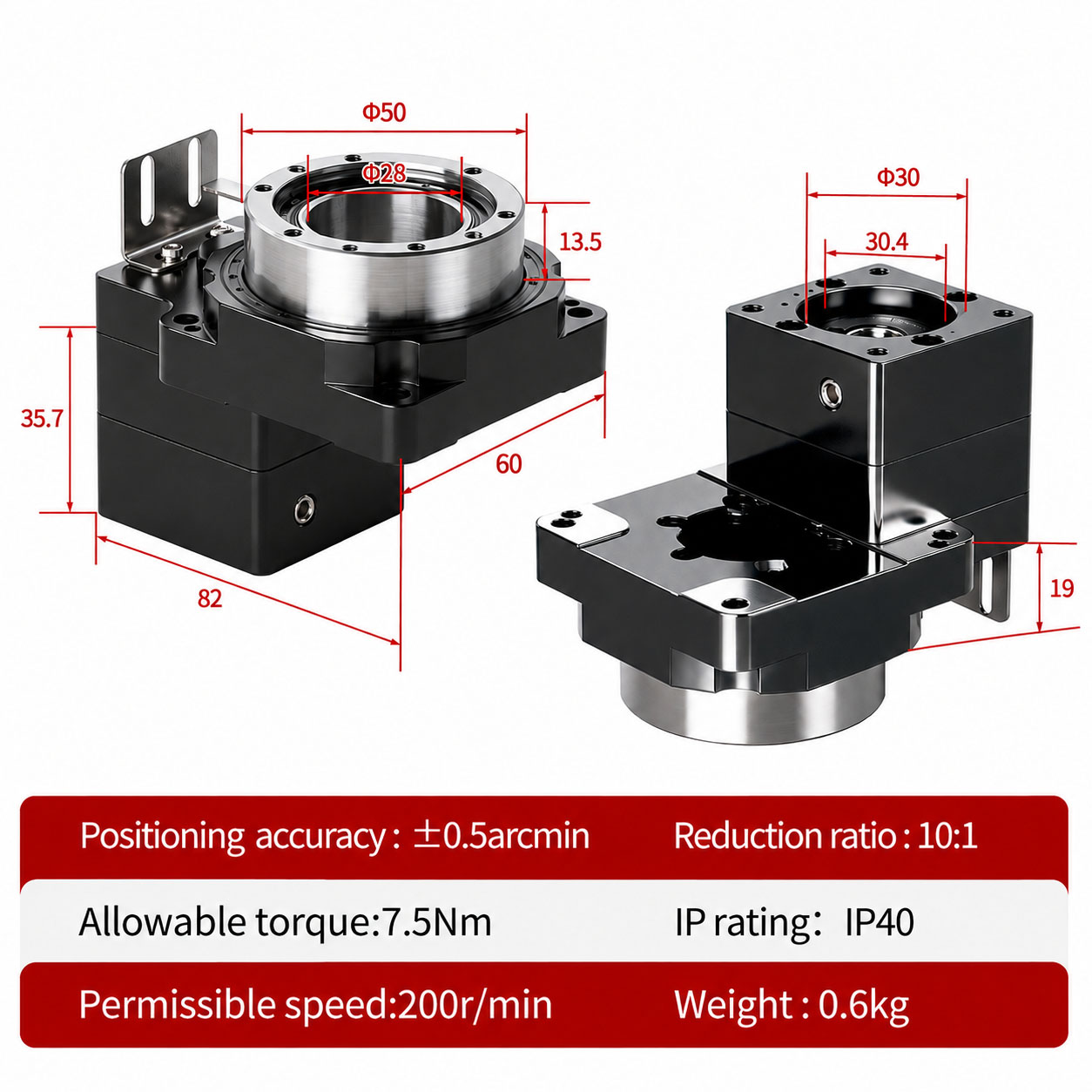 Plataforma Rotatoria Hueca de  - Servo Pan Tilt reseña y precio