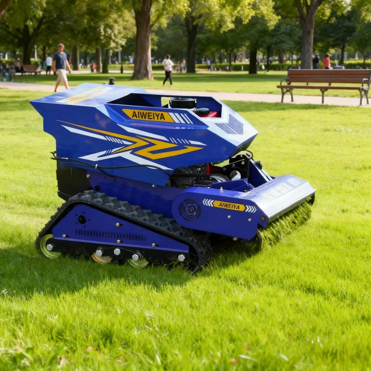 Cortadora de Césped a Gasolina - Robot Chassis reseña y precio