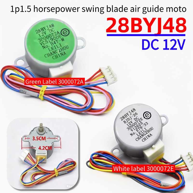Motor paso a paso DC 12V 28BYJ - Dc Motor reseña y precio
