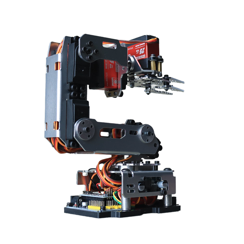 Brazo Robótico Metálico de 6 E - Arduino Robot reseña y precio