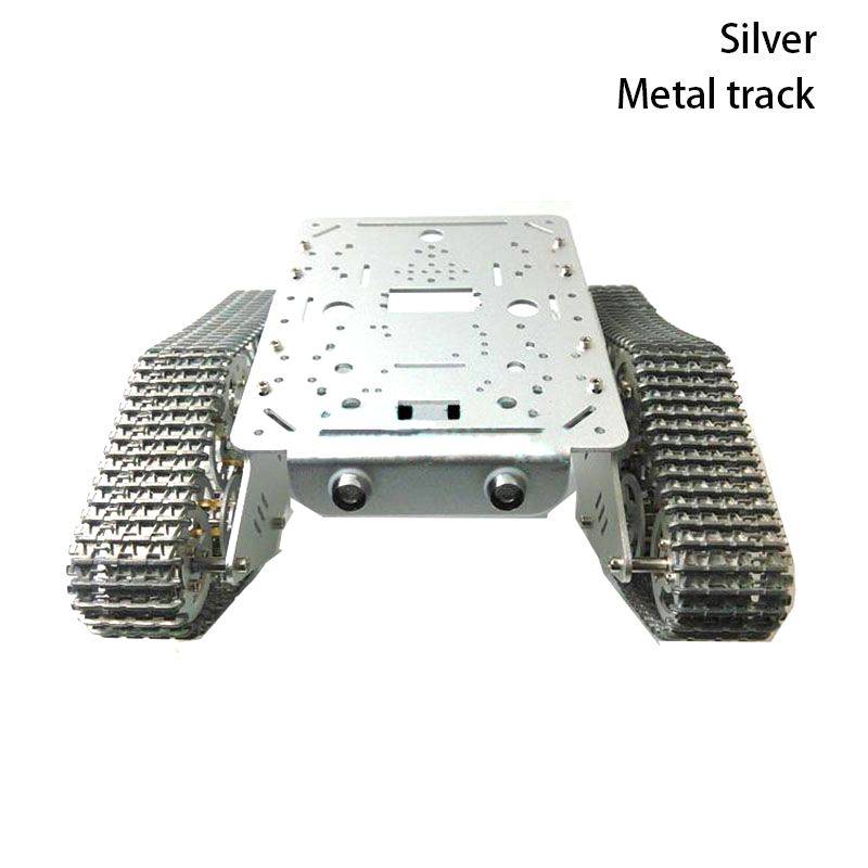 Chasis de tanque 2WD de metal  - Tracked Robot Chassis reseña y precio