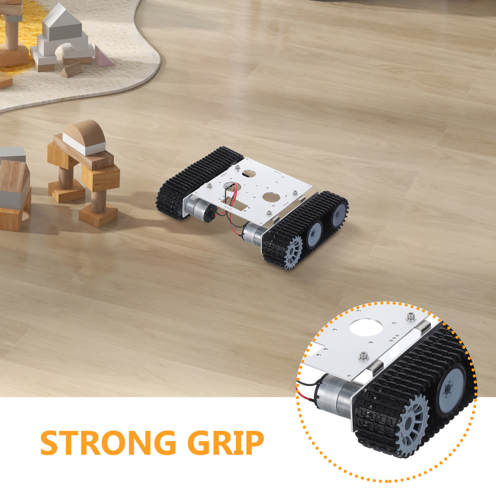 Kit de chasis de tanque robóti - Tracked Robot Chassis reseña y precio