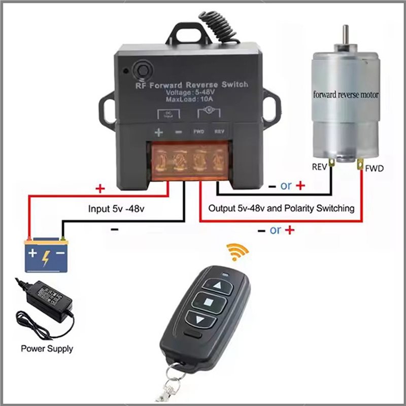 Interruptor de control remoto  - Dc Motor reseña y precio