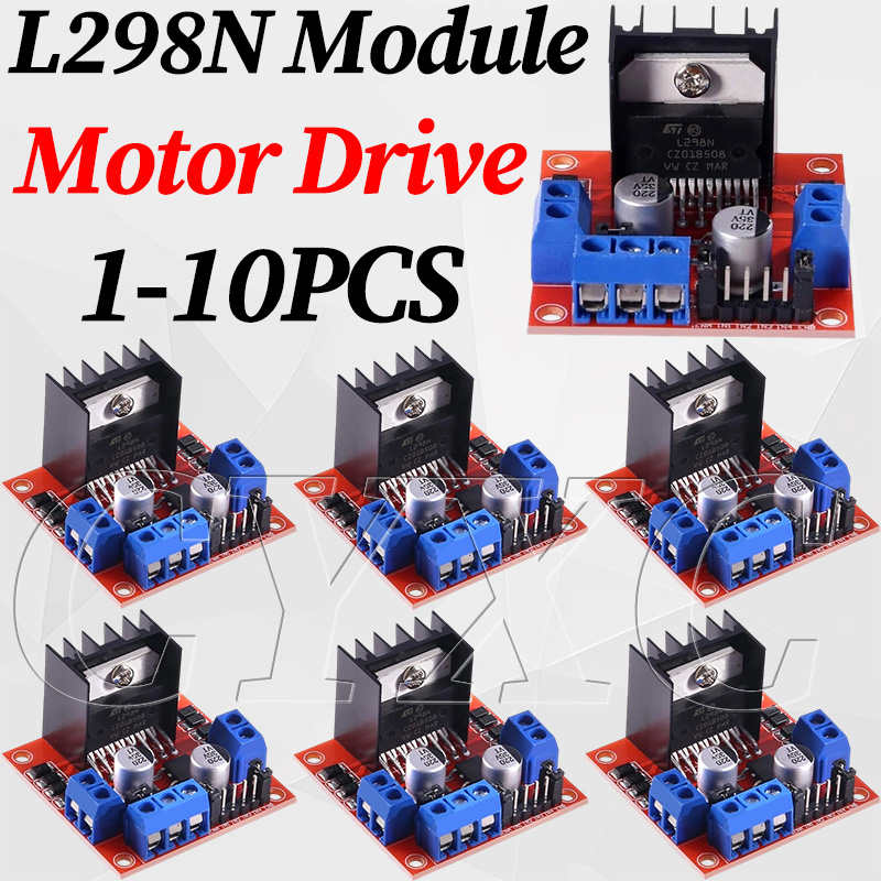 1-10PCS L298N Stepper Motor Dr - Motor Driver L298N reseña y precio
