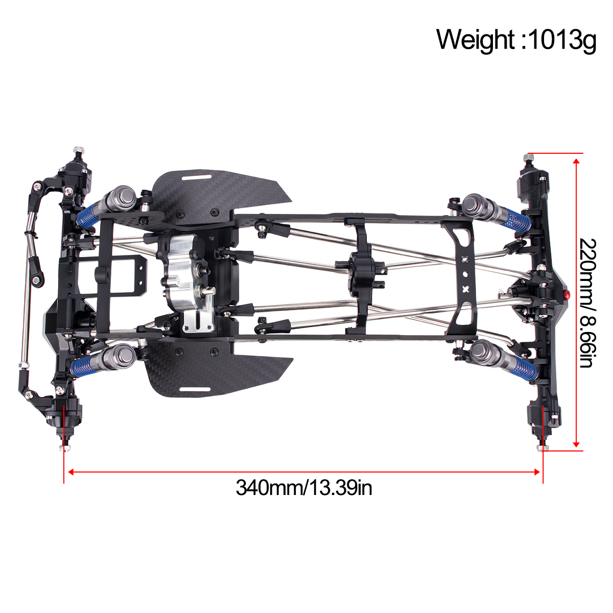 Kit de Chasis de Fibra de Carb - Robot Car Kit reseña y precio