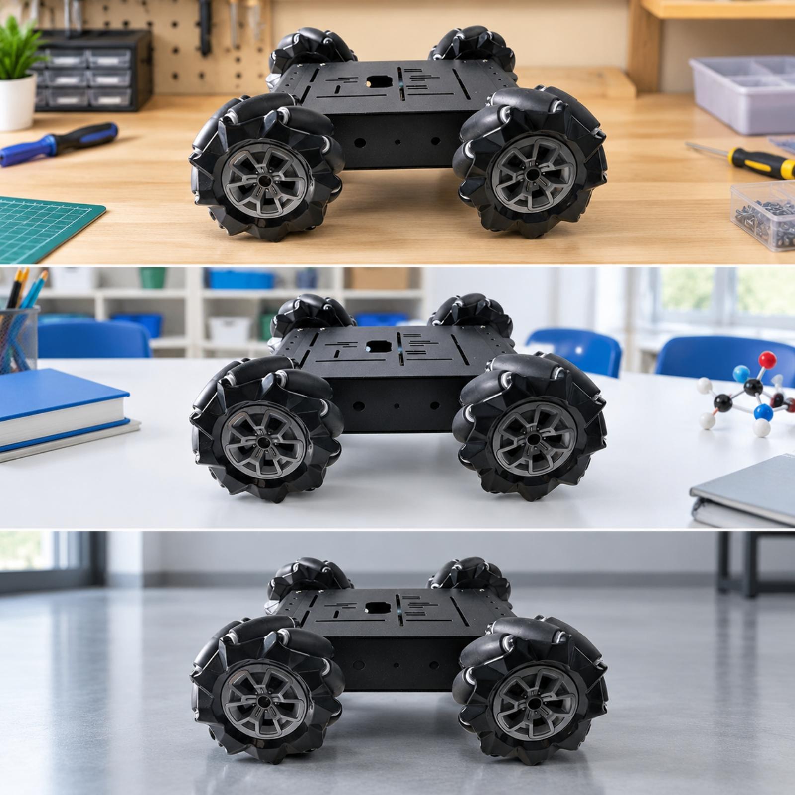 Chasis de coche RC multidirecc - Robot Car Kit reseña y precio