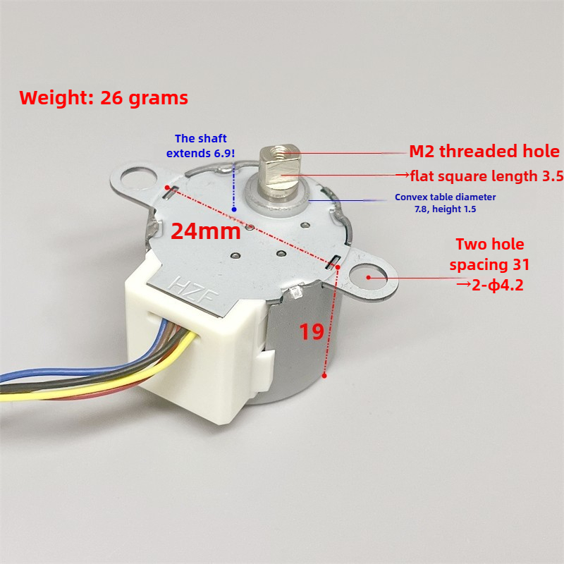 24BYJ48 DC 5V Motor paso a pas - Dc Motor reseña y precio