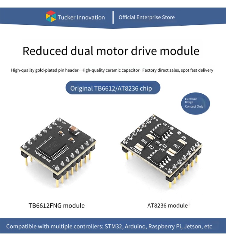 Módulo de Control de Motor TB6 - L298N Module reseña y precio
