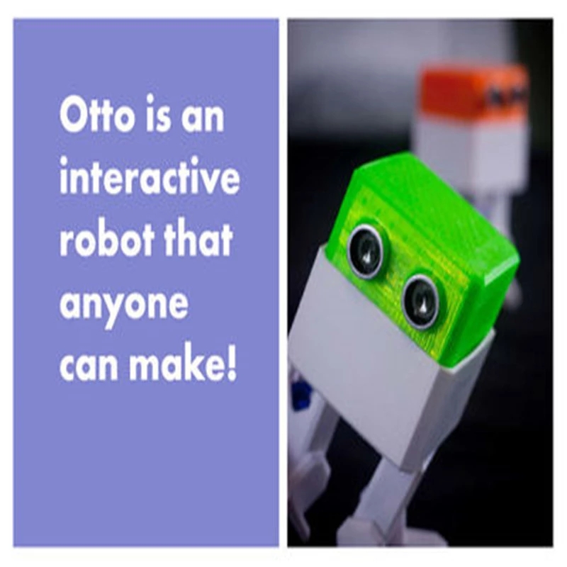 Nuevo SG90 3D OTTO con Batería - Arduino Robot reseña y precio