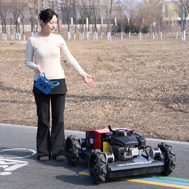 Cortacésped robótico con contr - Robot Wheel reseña y precio