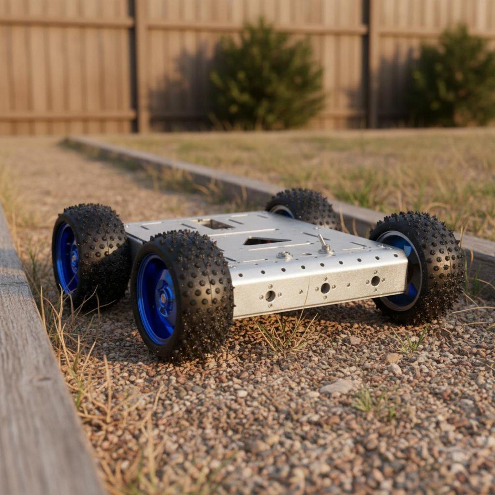 Estructura inferior de coche i - Robot Chassis reseña y precio